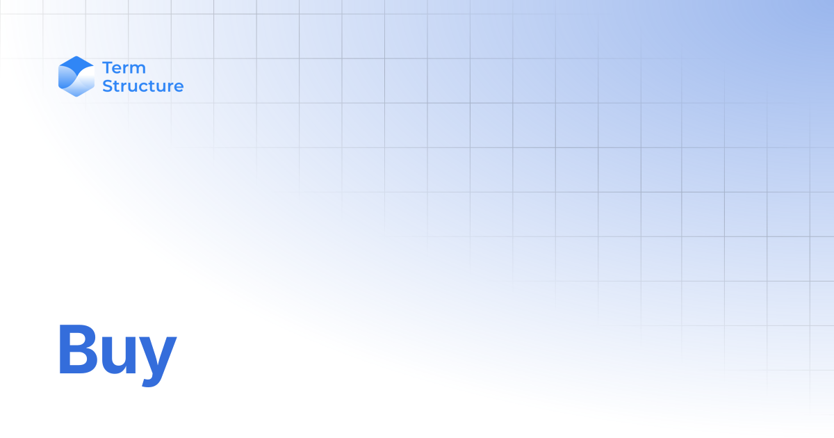 Buy | Term Structure Tutorials